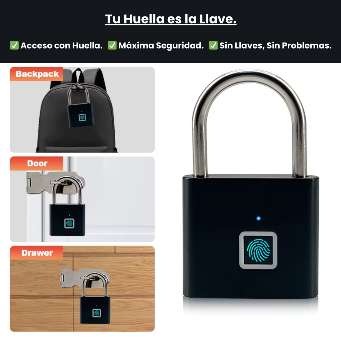 El Candado del Futuro: Protege lo que Más te Importa con Tu Huella Digital